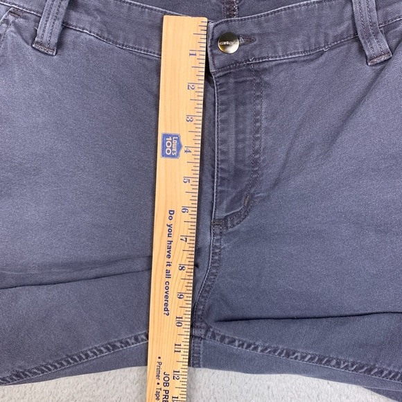 Carhartt Rugged Flex Loose Fit Canvas Work Pants Womens Size 18 Short Gray - Picture 5 of 13